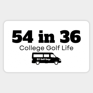 D3 Golf Guys: 54 in 36 Magnet
